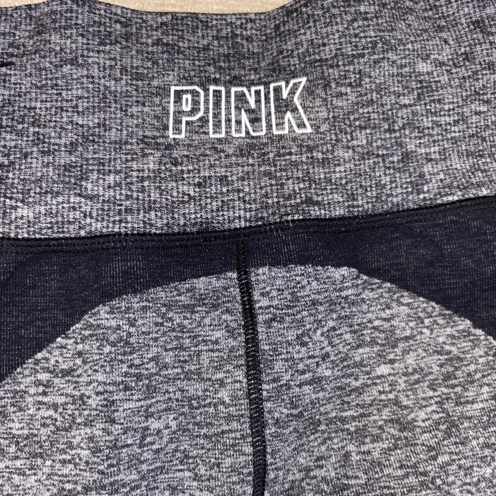 PINK Active XS Gray High Waist Leggings Jogger Lounge Athleisure Gym Yoga Sporty - Picture 9 of 10